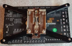 BTT Octopus mount for metal DIN rail clips, 90 and 120 mm fan shroud