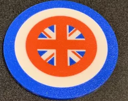 Captain Carter Coaster (multi-material)