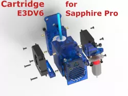 Cartridge for hotend E3D V6 on Sappfire Pro