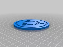 Coaster With Ubuntu Logo