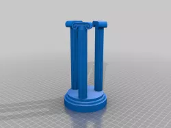 Column Display Stand and Decoration