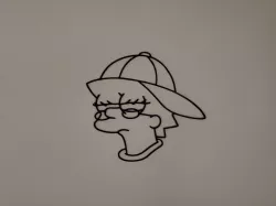 Cool Lisa - Simpsons Wall Art