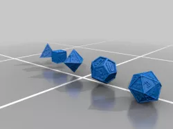 Cracked Gaming Dice Dungeons and Dragosn 