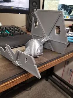 Crashed TIE Fighter