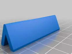 Customizable name plate