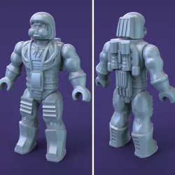 Dragstor Mega Construx scale 