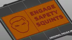 Engage Safety Squints Sign