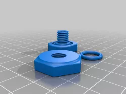 Filament Feedthrough Drybox Seal M10