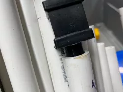 Finial to 1/2" PVC Adapter