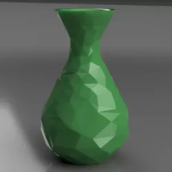 FLOWER VASE LOW POLY