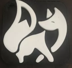 Fox keychain 
