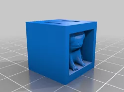 Fred But He's Stuck Inside A Calibration Cube