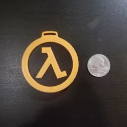 Half-Life Lambda Keychain
