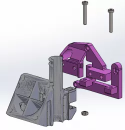 Hero Me Gen 5 - Quick Release version for Anycubic Mega Zero