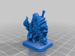HeroQuest - Elf (Alb) Heavy Armored with Support