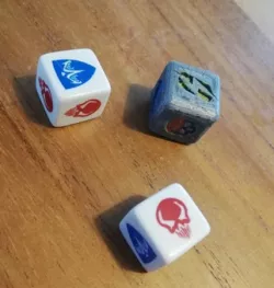 Heroscape D6 Dice Fallout Theme (FCW)