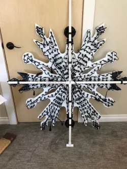 Ice Queen Pixel Snowflake 