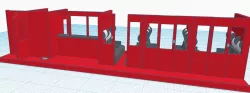 Interior for Märklin 4045 H0 DSB-litra B (BK) part 3