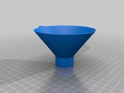 Large Funnel For PET Bottle Remix with Internal Guide and Air Vent
