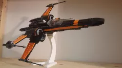 Lego model stand (X-Wing 75102)
