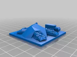 Micro Armor Command Tent Commander General Commanding Officer Officers