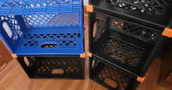 Milk Crate Bookshelf Connector