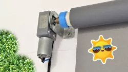 Minimalist Powered IKEA Tupplur Roller Blind Conversion (Minimal Print!)