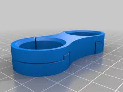 Modular Pulley - Loop and Snap Hook Joint - Print in Place