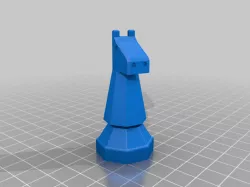 Octagon chess set / king height: 95mm