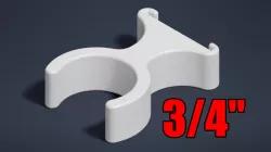 Pixel Strip to 3/4in PVC Pipe