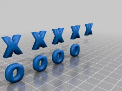 Portable tic tac toe board