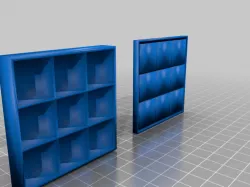 Portable tic tac toe board