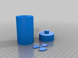 Radioactive container