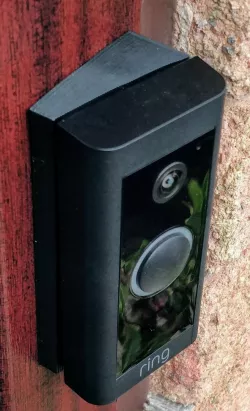 Ring Wired Doorbell Angled mount