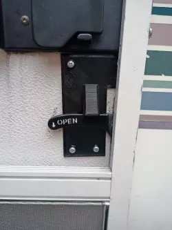 RV Screen Door Catch