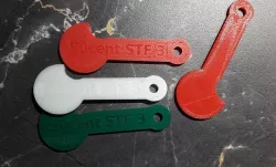 shopping trolley key
