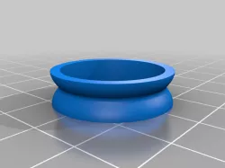 Side filament guide (vertical mount) for Wanhao i3 / Maker Select V2