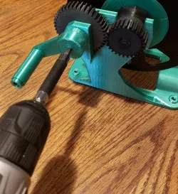 Spool Winder Drill Attachment