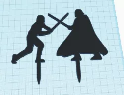 Star Wars cake topper/Garden stake