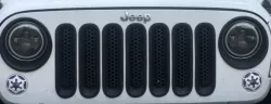 Star Wars Imperial Cog Blinker and Fog Light Grilles for Jeep Wrangler