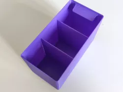 Storage box Ikea Hack Helmer - 1x2 with 3 compartments