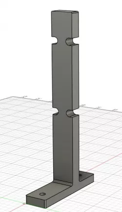 Total Nuclear Annihilation (TNA) Pinball - audio amp vertical mounting bracket