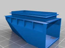 Toys for boys-ships/modular handy size BC hull, classic bow, full set in printable sections