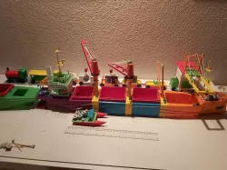 Toys for boys-ships/modular handy size GC hull, bow aka Wagenborg moved back designs, full set in printable sections
