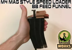 UNW BB feeder funnel, for Tokyo Marui M4 styled BB loader 