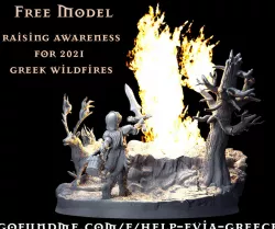 Wildfire Diorama - Charity model
