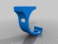 Xbox one controller under desk mount with usb cable hole