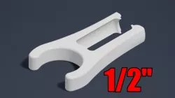 1/2" PVC PPC (Pixel Pipe Clip) 12mm Bullet Pixel