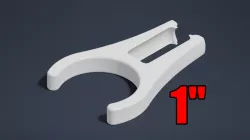 1" PVC PPC (Pixel Pipe Clip) 12mm Bullet Pixel