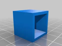 1mm nozzle extruder calibration cube 2 walls 